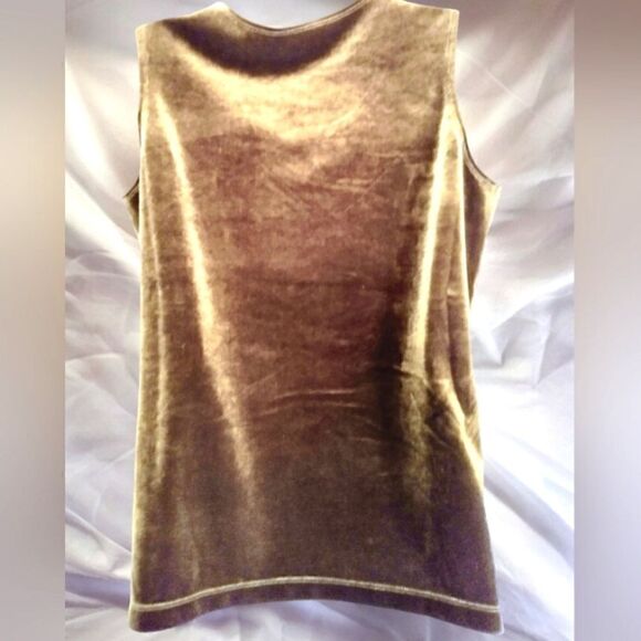 SUSAN GRAVER ESSENTIALS VELVET TOP Women's &  VINTAGE silky/Chiffon/Lace JACKET - Picture 11 of 15